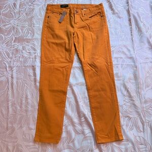J.CREW Mustard Yellow, Skinny Leg, 5 Pocket,  Ankle Length Jean - Size 29